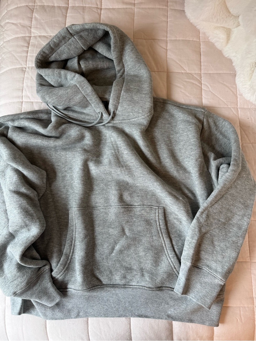 Heritage Terry Women’s Grey Hooded Sweatshirt